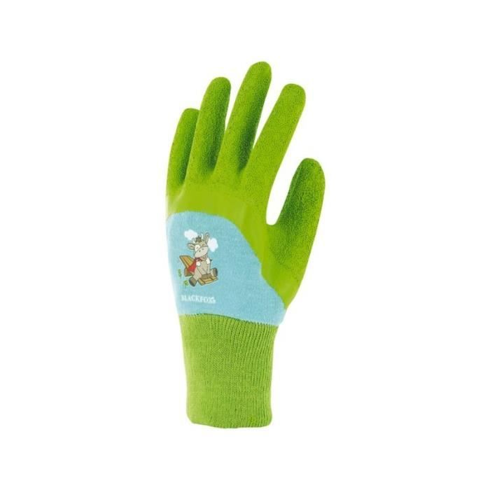 Gants de jardinage pour enfant BLACKFOX Country - Rose - Taille 4