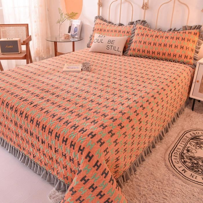 DMBAOD Couvre Lit Matelassé De Luxe Dessus De Lit 2 Personnes