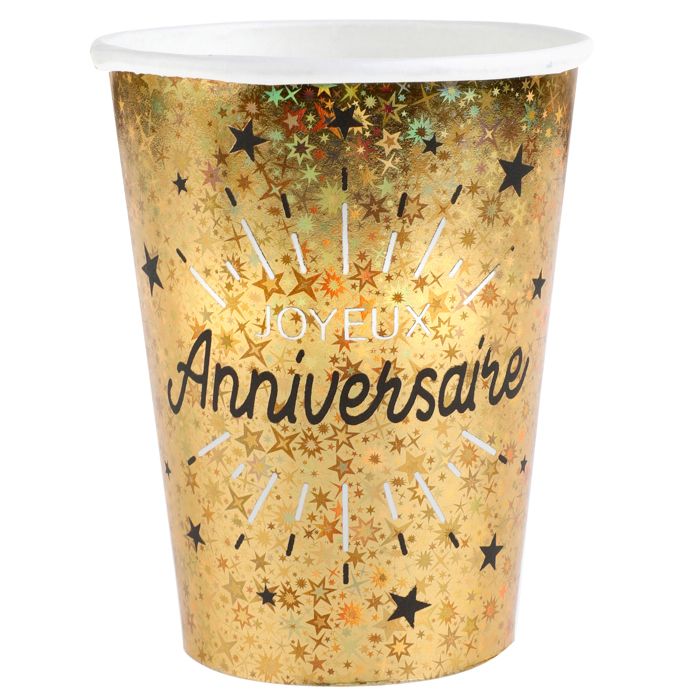 Gobelet Plastique Joyeux Anniversaire Cdiscount Gobelet Plastique Joyeux Anniversaire Cdiscount