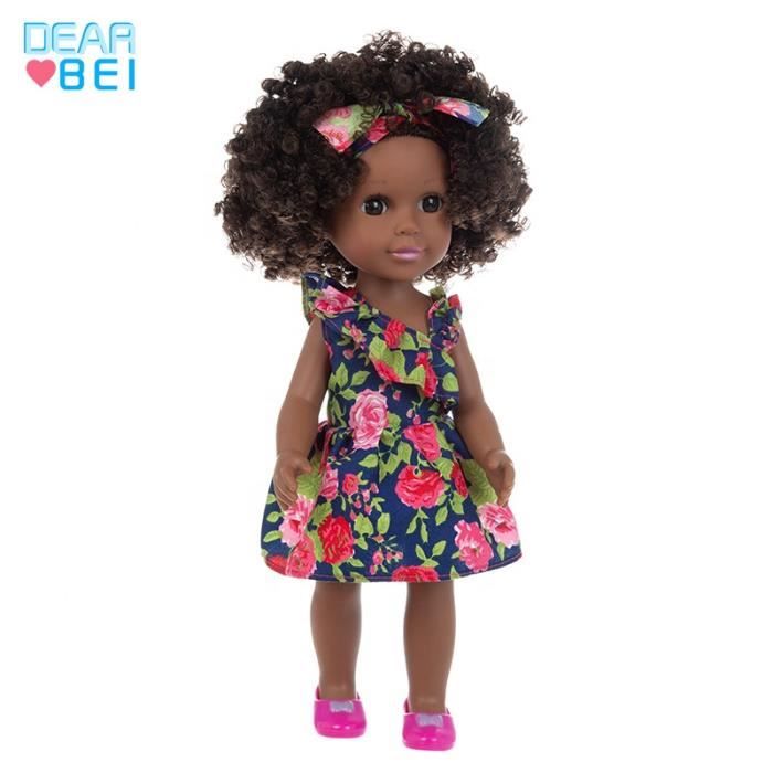 Jouet De Poupée Fille Africaine, Poupée Noire Mignonne Amie Pour Cadeau Pour  Enfants 