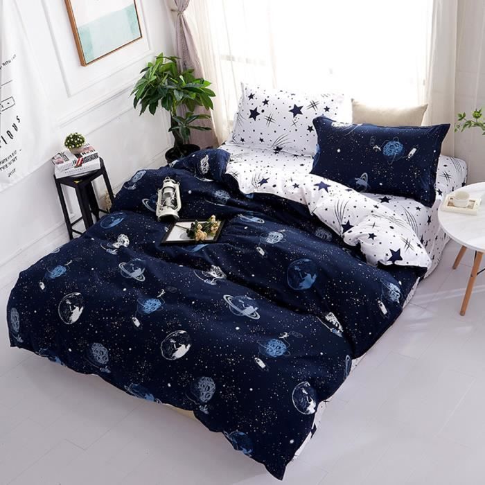 Pôle nord double literie bundle drap housse de couette 2 taies d/'oreiller