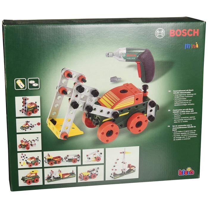 Klein - 8497 - Jeu de construction - Set de construction Bosch avec visseuse Ixolino