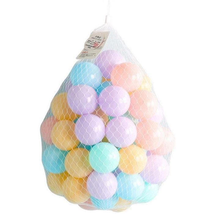 100 Pieces Balles Colorees Plastique De Piscine Balles De Jeu En Plastique Balle Balles En Plastique Dans Jeux Pour Enfants Cadeau Prix Pas Cher Cdiscount