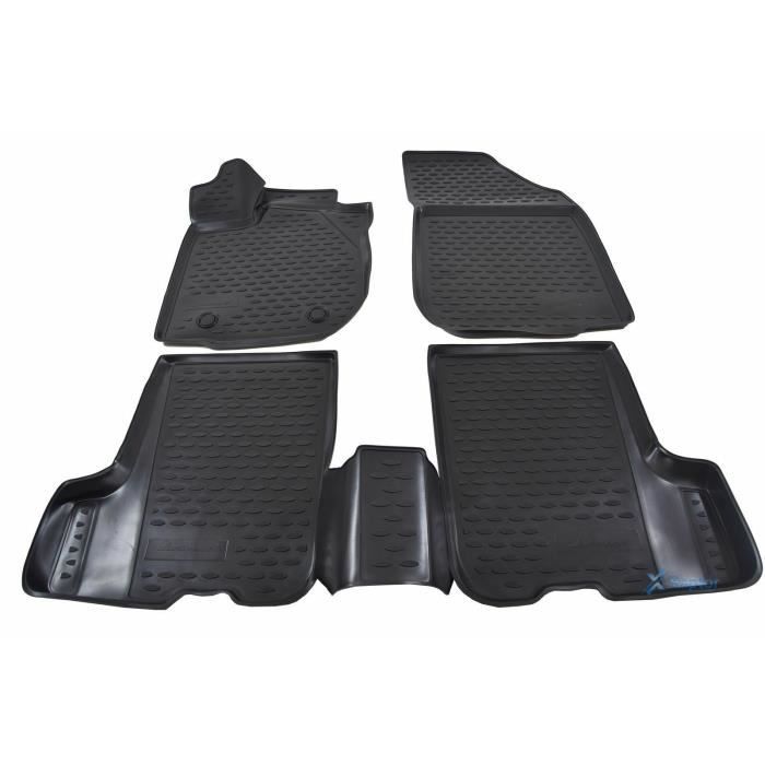 J&J Automotive | Premium 3D Tapis de Sol en Coautchouc Compatible Avec Sandero 2012-2020