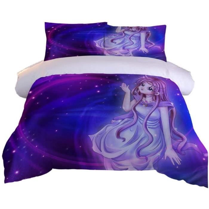 Housse De Couette Manga Fille Cdiscount