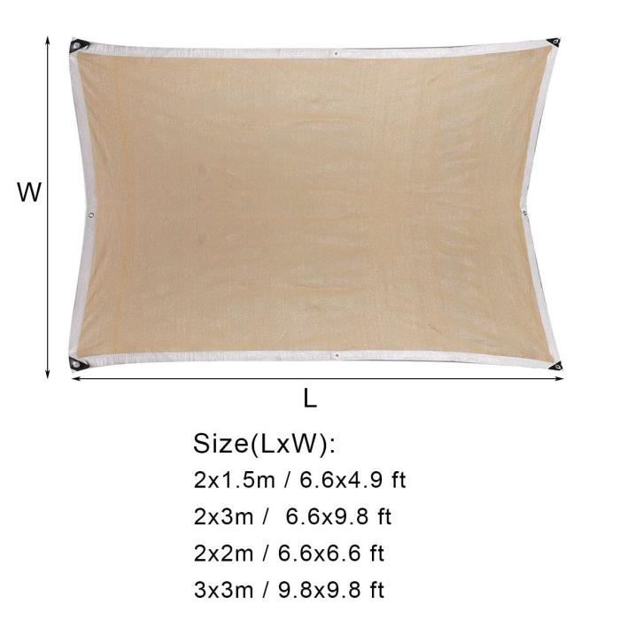 voile pare soleil terrasse jardin Patio piscine auvent déperlant