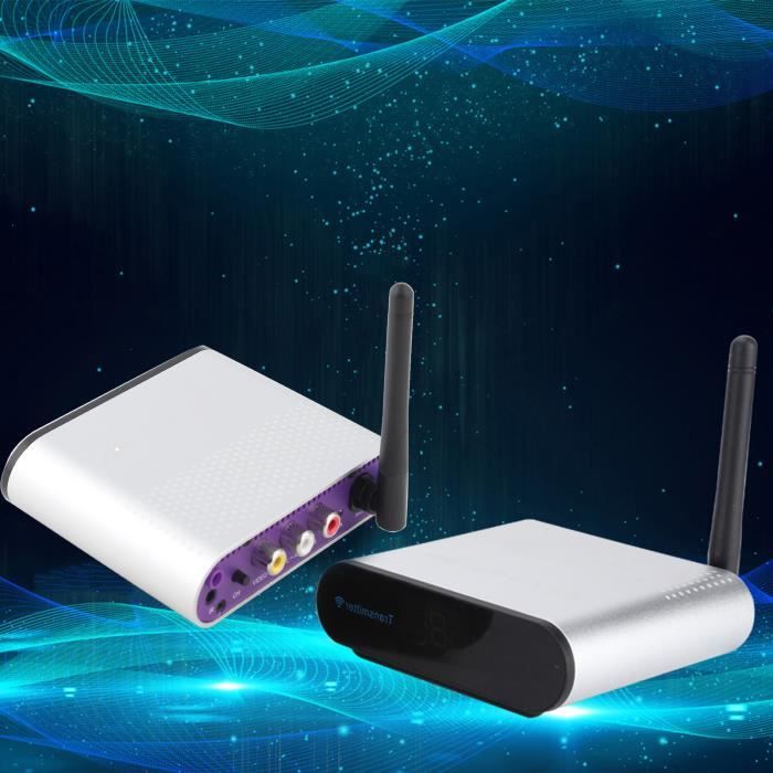 Garosa émetteur et récepteur sans fil HDMI pour TV Transmetteur AV sans fil Measy 8 groupes 5,8 GHz Émetteur de signal vidéo de