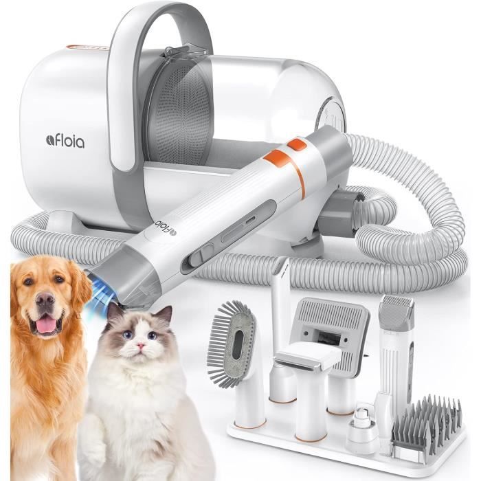 Meilleurs prix pour Tondeuse Chien avec Aspirateur, Aspiration 99% des poils d'animaux, Aspirateur poil de chien Chat Professionnelle