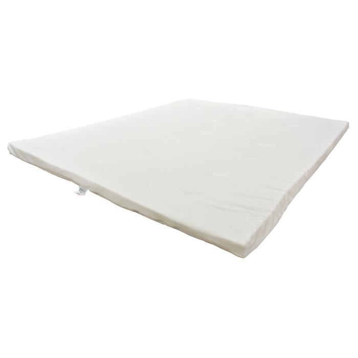 Surmatelas 120x190 Cm Epaisseur 3 Cm Memoire De Forme Dehoussable Silver Safe Achat Vente Sur Matelas Cdiscount