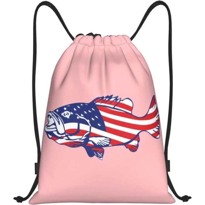 Sac à Dos Avec Cordon De Serrage Imprimé Hiéroglyphes égyptiens - Taille 36x42 Cm - Polyester Léger Et Lavable - Pour Sport, Voyage, Plage - Homme Et Femme - 4