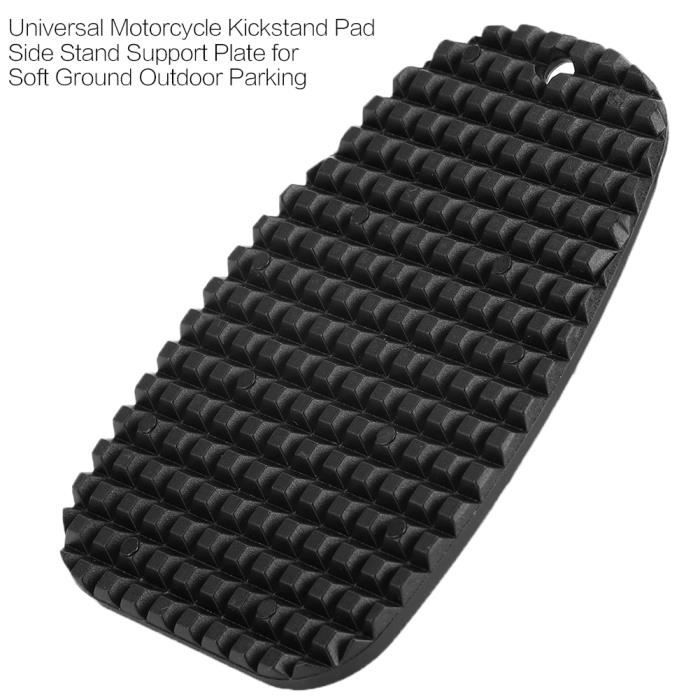 DEWIN Coussin De Béquille Latérale Moto - Plaque Support Élargie Compatible KTM Husqvarna Husaberg 125-501 TE/FE/TX/FX - Noir
