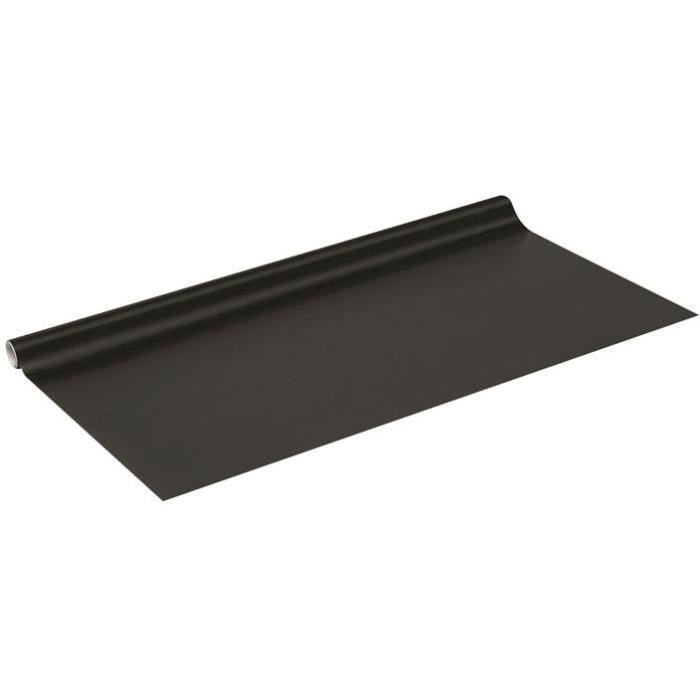 D-C-FIX Adhésif rouleau uni mat noir - 15 m x 45 cm