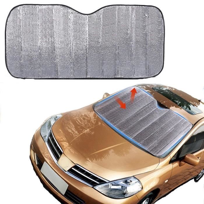 Couverture Pare-brise Voiture Pare Soleil Pliable Protection UV  Anti-chaleur en Aluminium Isolant(60X130cm) - Cdiscount Auto