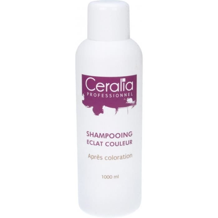 ceralia shampoing eclat couleur apres coloration 1000ml