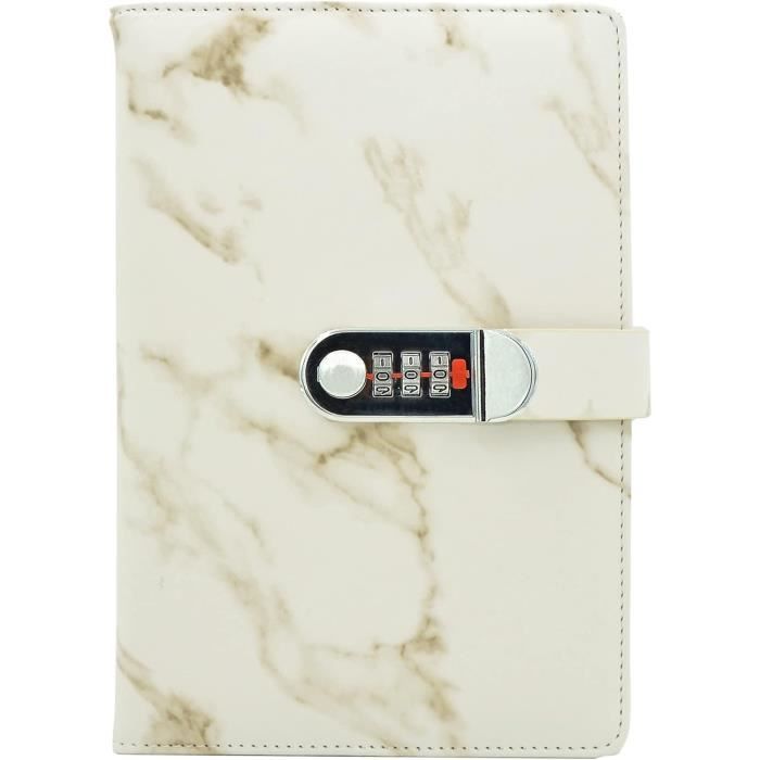 Journal Intime en Cuir créatif avec Serrure à Combinaison (Fille de