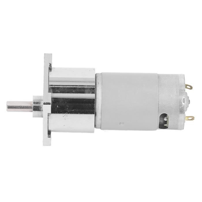 Moteur à Engrenages JGY-370 DC12V 10 Tr/min - Réducteur à Vis Sans Fin Autobloquant - 9