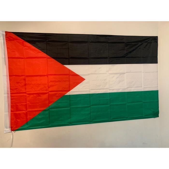 Drapeau Palestine 145cm X 90 Cm Livraison Gratuite Cdiscount Maison