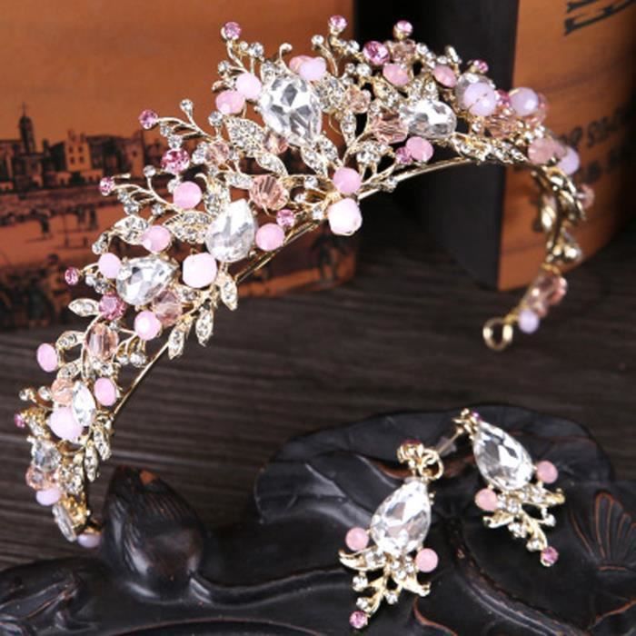 Diademe Princesse Adulte Cristal De Mariage Strass Couronne Princesse Tiara Couronne Pageant Diademe Princessee Bijoux A Cheveux Diademes