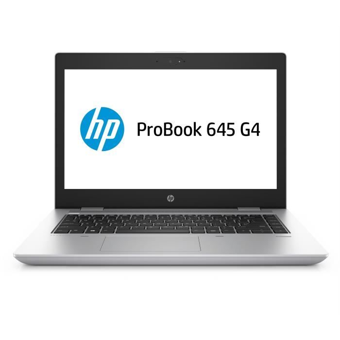 HP ProBook 645 G4 AMD Ryzen 3 PRO 2 GHz 356 cm (14) 1366 x 768 pixels 4 Go 500 Go - Hewlett packard