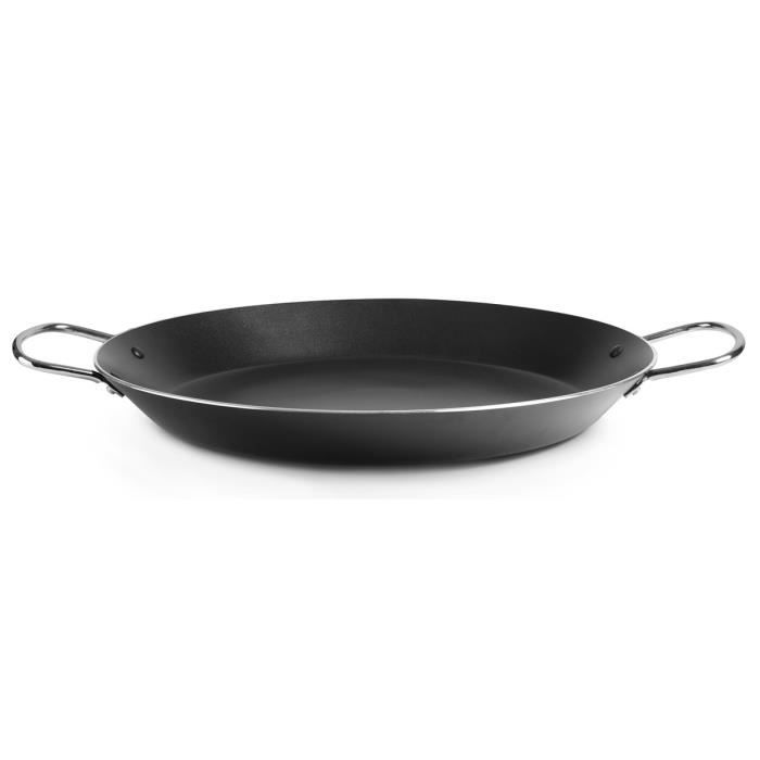 Padella Per Paella IBILI Nera 46 Cm - Antiaderente, Alluminio, Per 12 Persone - Foto 3