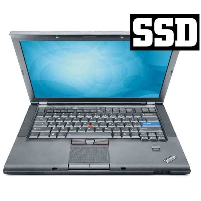Top achat PC Portable Lenovo ThinkPad T410 - Core i5 - 8 Go - 240 Go SSD pas cher