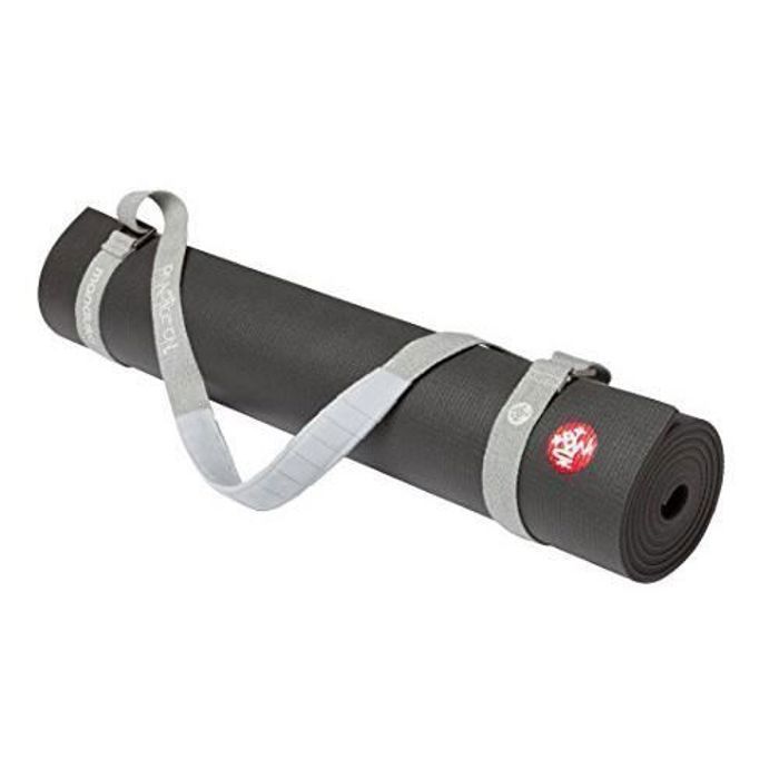 Manduka Journey ON Commuter Yoga Mat Strap Heather Grey and Bliss