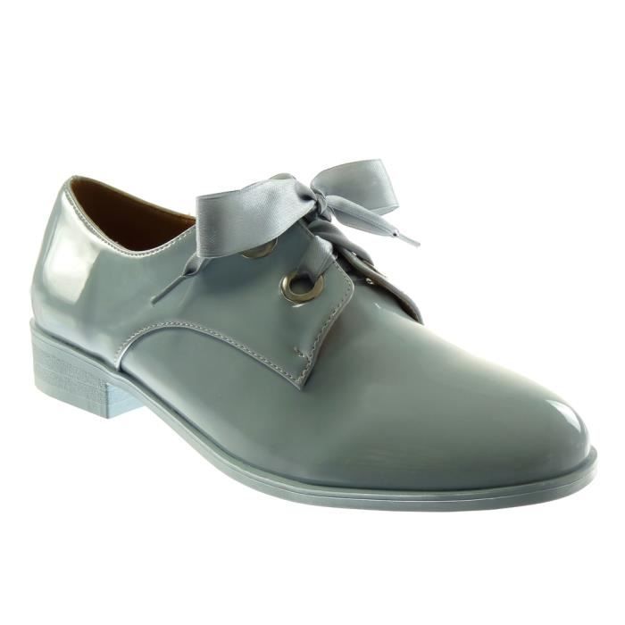 derbies femme lacet ruban