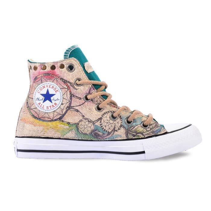 converse femme multicolore