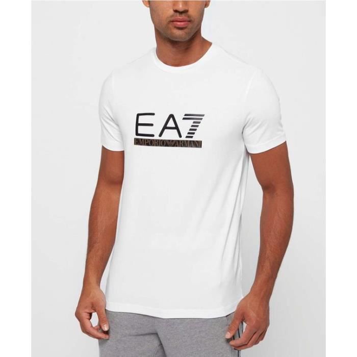 t-shirt ea7 blanc