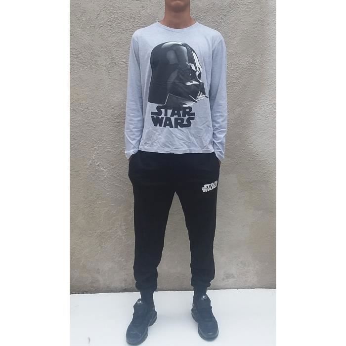 Pantalon Pyjama Star Wars Dark Vador Homme - Coton Souple - Confort Nuit Et Détente - Taille Élastique