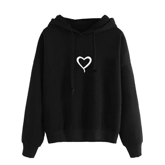 Sweat à Capuche Femme épais Automne/hiver - Hoodie Confortable Avec Poche Kangourou - Tissu Doux Et Chaud - Style Décontracté Ou Sport