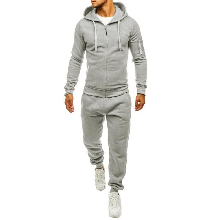 Ensemble Bébé 2 Pièces Sweat + Pantalon - Coton Doux - Taille 6-12 Mois - Blanc