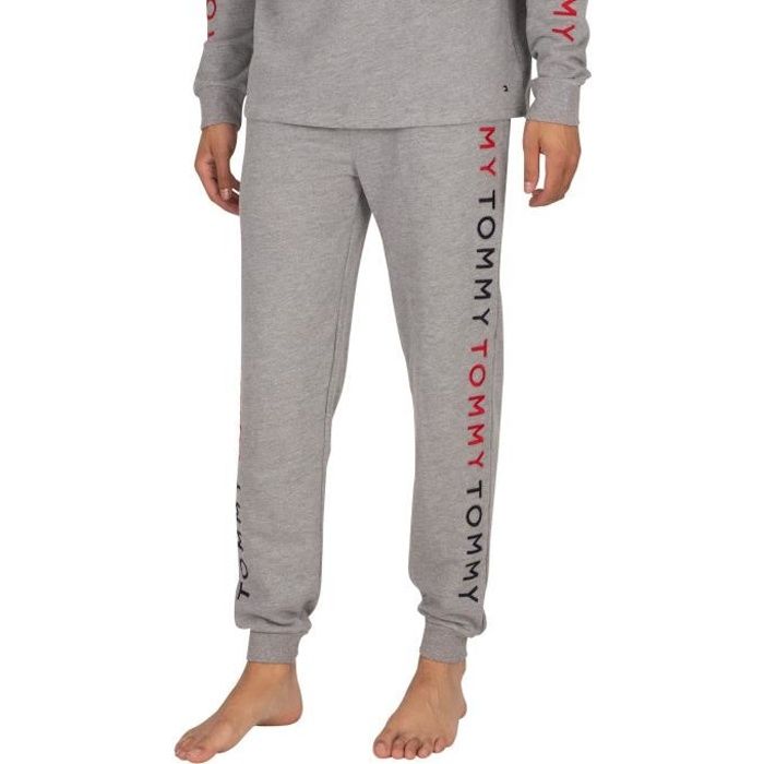 Jogging gris tommy hilfiger homme best sale