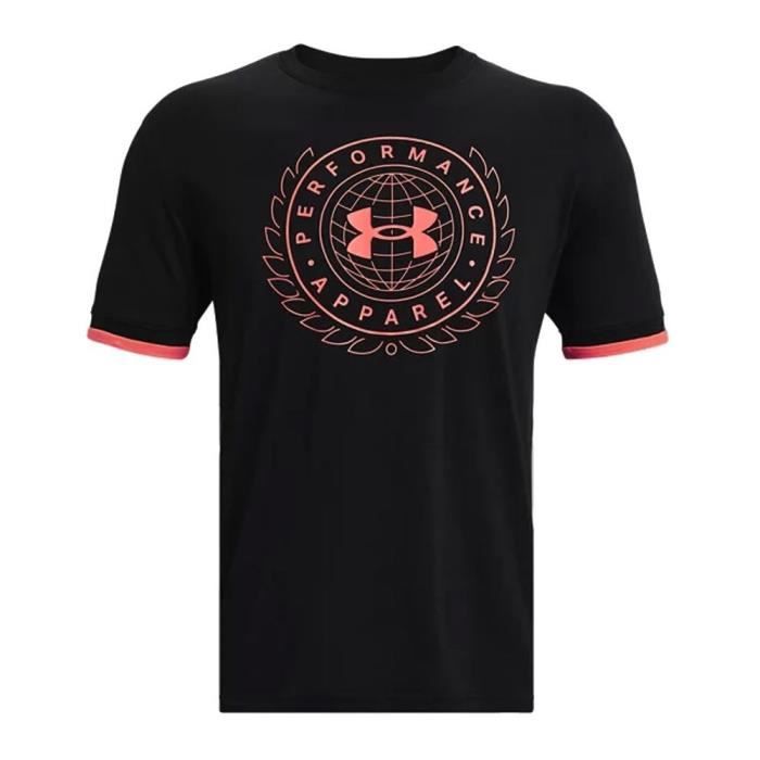 T shirt homme Under Armour Crest Noir Marque UNDER ARMOUR Couleur principale Noir Noir Cdiscount Sport