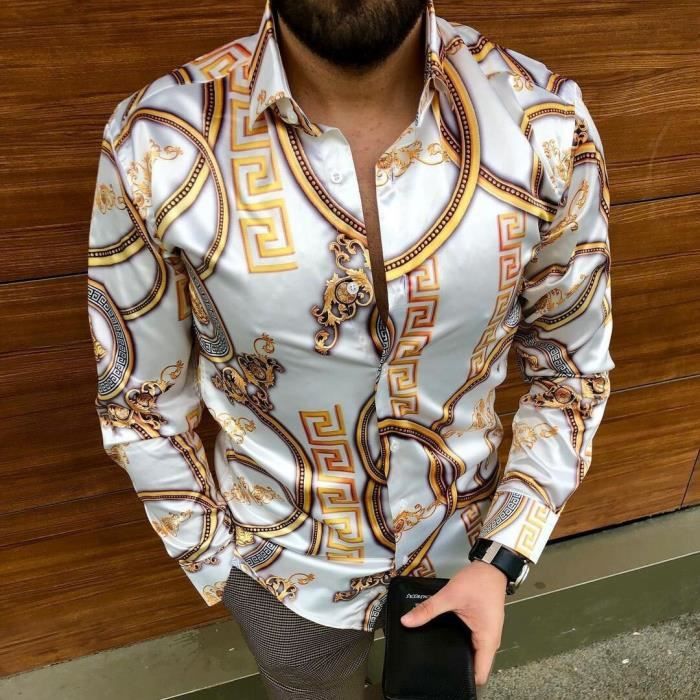 Chemise Diesel Homme Manches Longues - Coupe Slim, Taille XL, Occasion Très Bon état