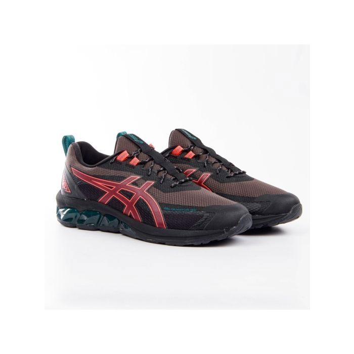 Basket ASICS GEL QUANTUM 180 VII - Noir/Rouge - Running - Réf. 1201A879-021