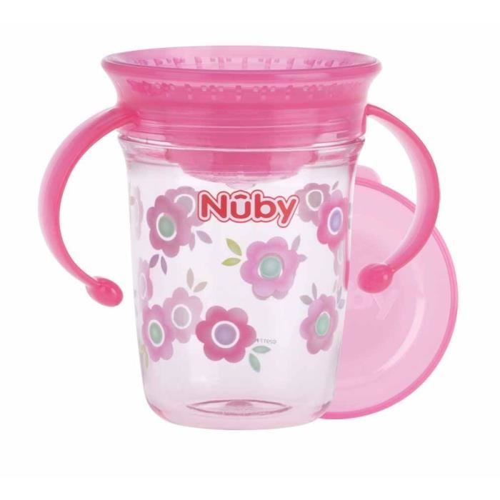 Nuby Tritan Gobelet Magique 360 Avec Anses Rose 240 Ml Cdiscount Puericulture Eveil Bebe Nuby Tritan Gobelet Magique 360 Avec Anses Rose 240 Ml Cdiscount Puericulture Eveil Bebe