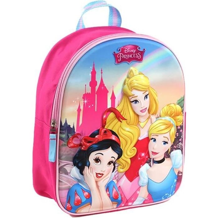 Disney Princess Stationery Sac à dos rempli Rugsack Perfect Cartable Rose 