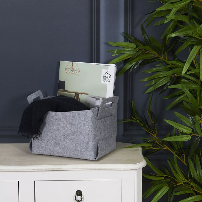 Panier Rangement Escalier En Feutre - Pliable - Noir/Gris - Organisateur D'Espace - Pour Jouets & Vêtements