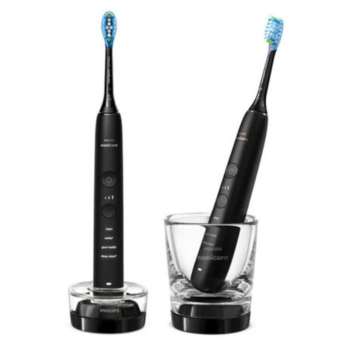 Brosse à dents électrique - PHILIPS - DiamondClean 9000 - Brossage sonique - 4 modes - Rechargeable