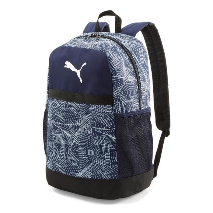 PUMA Beta Backpack Peacoat Linear AOP 163449 sac a dos sac a dos Bleu Cdiscount Bagagerie Maroquinerie