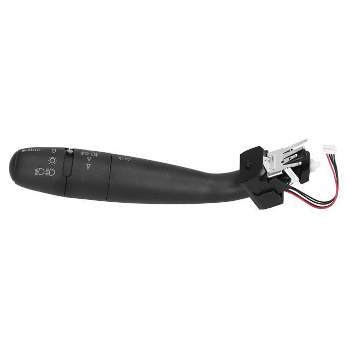 Levier Commande Essuie-glace Clignotant Direction Commande Essuie-Glace Et Clignotant Universel - Commutateur Colonne De Direction ABS, OE:8200792587, Noir Commutateur Clignotant