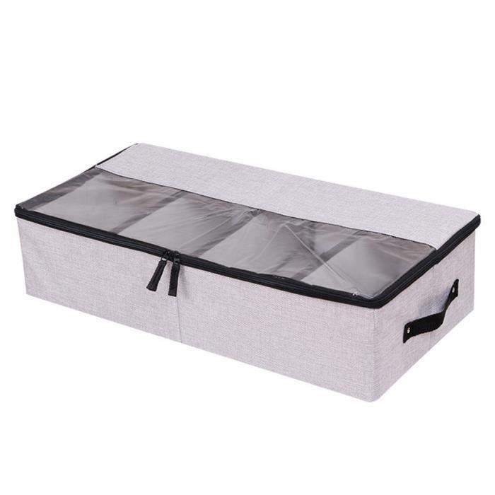 BOKIOESDE Maison Portable Coton Lin Cordon Fermeture Sac Salon Anti-poussière Grande capacité Pochette Organisateur de Bagages, Type 2 BOKIOESDE Maison Portable Coton Lin Cordon Fermeture Sac Salon Anti-poussière Grande capacité Pochette Organisateur de Bagages, Type 2