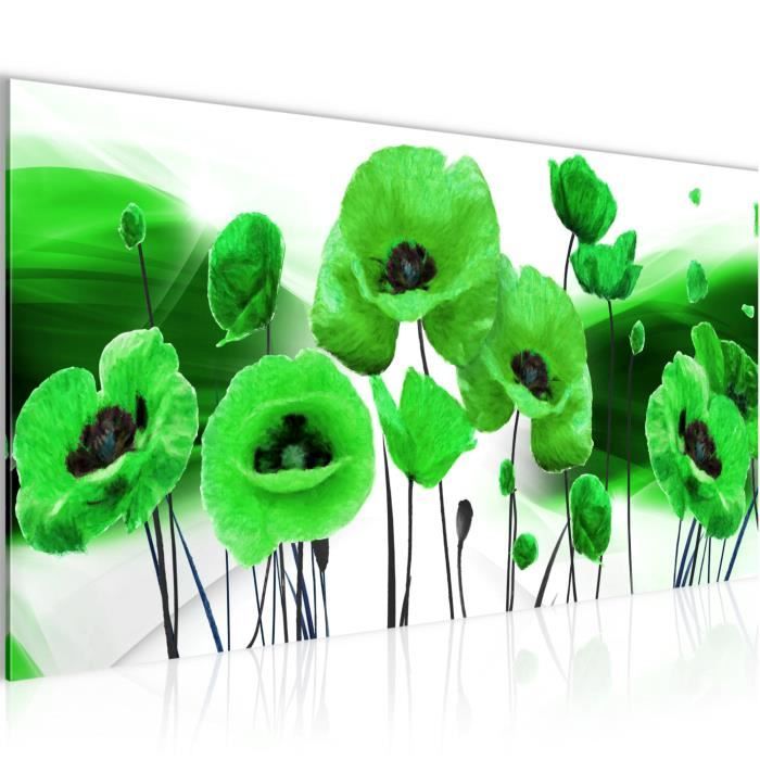 Tableau coquelicots peinture à l’huile au couteau décoration murale - Un grand marché Tableau coquelicots peinture à l’huile au couteau décoration murale - Un grand marché