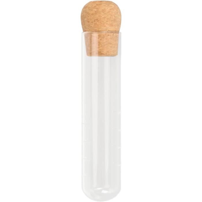 Infuseurs à Thé En Verre - Lot De 3 Avec Bouchon Liège, 15.5cm, Réutilisables