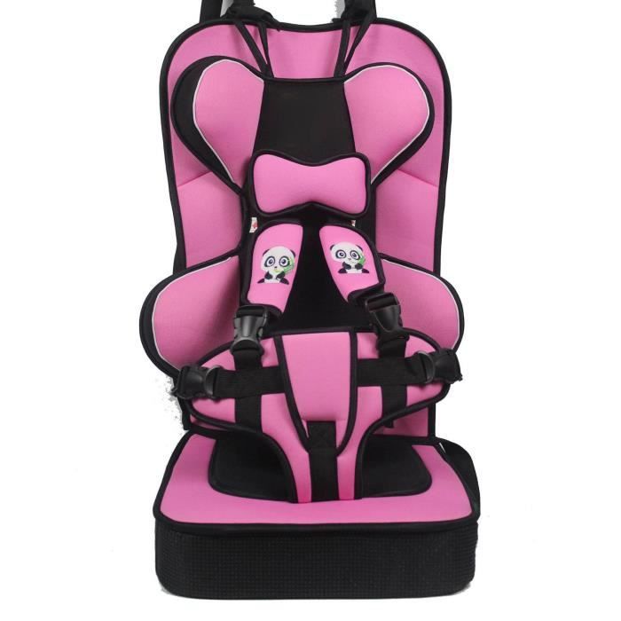 SURENHAP Siège dauto convertible Siège de voiture rehausseur à dossier haut siège de bébé Convertible en moto siege Violet Rose