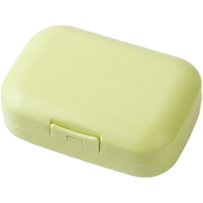 Boîte à Savon De Voyage - Étanche - Avec Couvercle Et Drainage - Parfaite Pour Camping, Randonnée - Brun