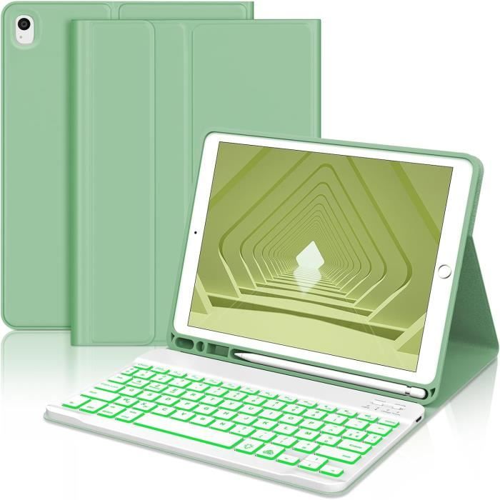 Étui clavier pour Ipad 9ème / 8ème / 7ème génération, Ipad 10.2