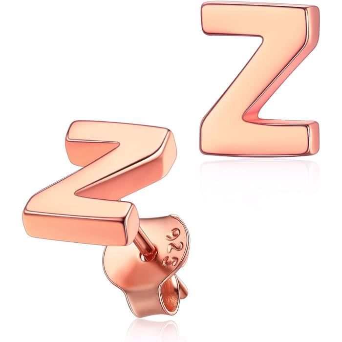 Bracelet Argent 925 Avec Lettre Initiale - Longueur Réglable 17,5+6 Cm - Cadeau Pour Sœur, Amie, Maman - Hypoallergénique