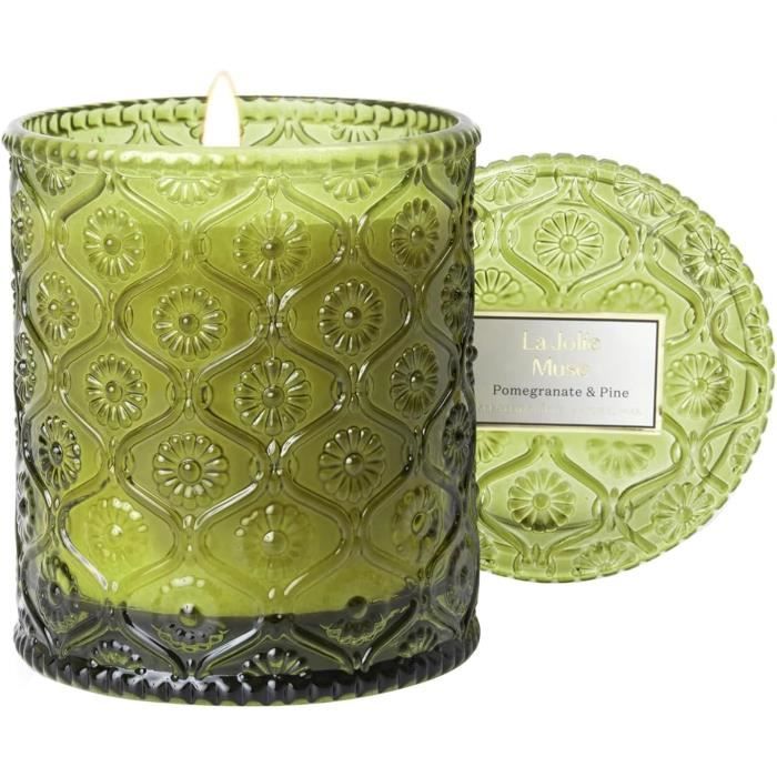 Chandelle 4oz Pommegrenade, Mûre, Pin - Ambiance main image 1
